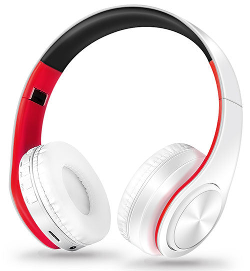 Bluetooth Headphones Wireless Headset with Microphone FM Radio MP3 Player Noise Cancelation Soft Comfortable-Bluetooth Headphones & Accessories-Fit Sports