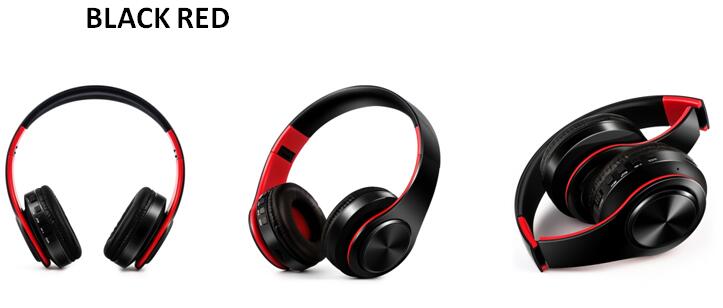 Bluetooth Headphones Wireless Headset with Microphone FM Radio MP3 Player Noise Cancelation Soft Comfortable-Bluetooth Headphones & Accessories-Fit Sports