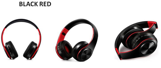 Bluetooth Headphones Wireless Headset with Microphone FM Radio MP3 Player Noise Cancelation Soft Comfortable-Bluetooth Headphones & Accessories-Fit Sports