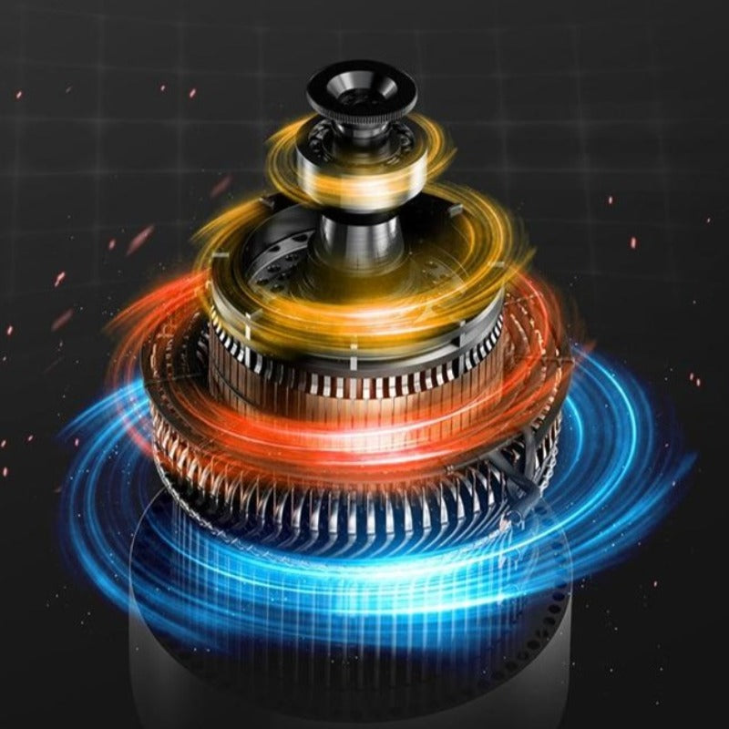 Massage Gun Percussion Gun 6 Speeds 4 Heads Cordless Handheld Massager for Deep Muscle Relaxation Quiet Brushless Motor-Massage Equipment-Fit Sports