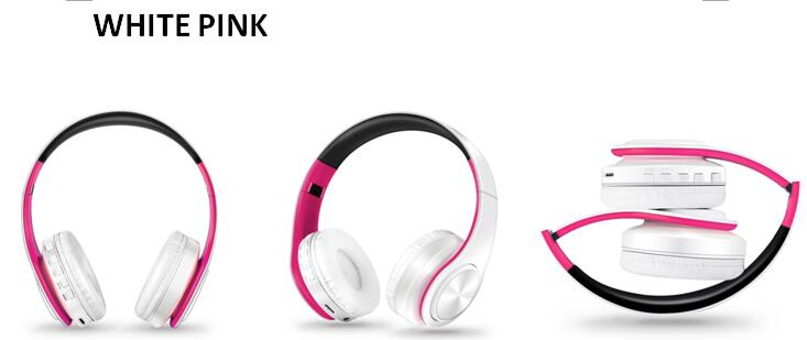 Bluetooth Headphones Wireless Headset with Microphone FM Radio MP3 Player Noise Cancelation Soft Comfortable-Bluetooth Headphones & Accessories-Fit Sports