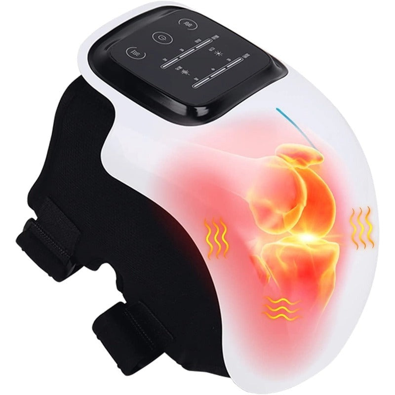 Rechargeable Heated Knee Wrap with Vibration – Adjustable Comfort Fit