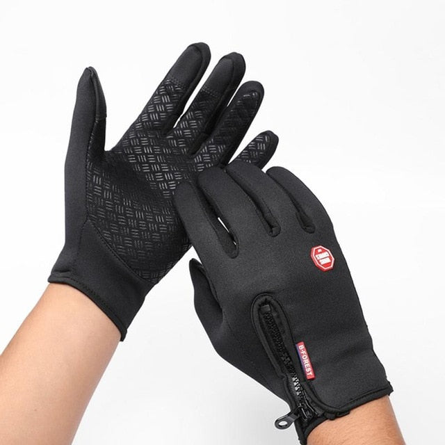 Winter Gloves Insulated Water Proof Touchscreen Great For Driving Cycling Skiing Camping Hiking Unisex-Bike Accessories-Fit Sports