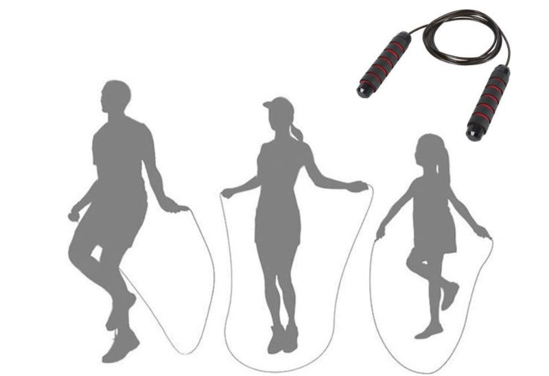 Jump Rope Tangle Free with Ball Bearings Rapid Speed Jump Rope Crossfit Exercise Fitness Workout Equipment Skipping Rope-Fitness Accessories-Fit Sports