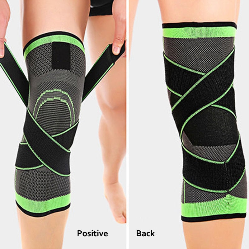Pair Knee Supports Knee Compression Sleeves Alleviate Knee Pain Joint Pain Arthritis Running Fitness Elastic Wrap Knee Brace Unisex-Body Support-Fit Sports
