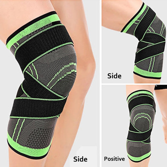 Pair Knee Supports Knee Compression Sleeves Alleviate Knee Pain Joint Pain Arthritis Running Fitness Elastic Wrap Knee Brace Unisex-Body Support-Fit Sports