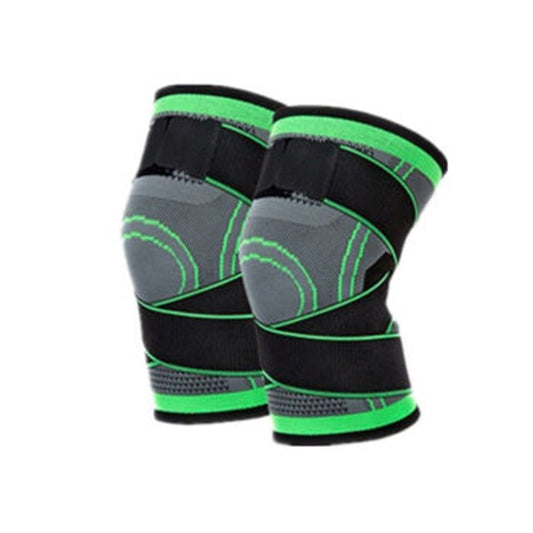 Pair Knee Supports Knee Compression Sleeves Alleviate Knee Pain Joint Pain Arthritis Running Fitness Elastic Wrap Knee Brace Unisex-Body Support-Fit Sports