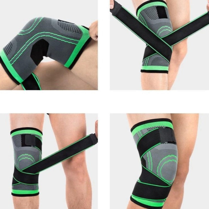 Pair Knee Supports Knee Compression Sleeves Alleviate Knee Pain Joint Pain Arthritis Running Fitness Elastic Wrap Knee Brace Unisex-Body Support-Fit Sports