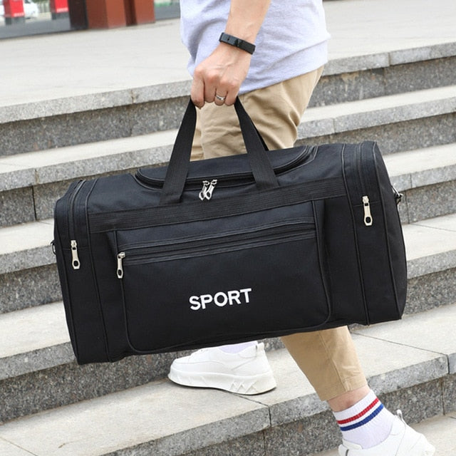 Large Gym Bag Sports Bag Waterproof Use For Gym Travel Bag Unisex-Fitness Accessories-Fit Sports