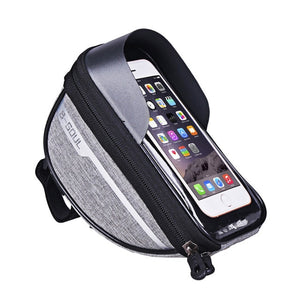 Bike Phone Bag Phone Holder Extra Storage Waterproof For Bike Fits 6.5" iPhone 11 Pro Max S10 Plus Or Smaller-Bike Accessories-Fit Sports