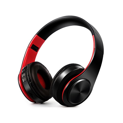 Bluetooth Headphones Wireless Headset with Microphone FM Radio MP3 Player Noise Cancelation Soft Comfortable-Bluetooth Headphones & Accessories-Fit Sports