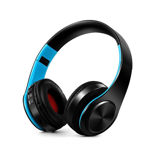Bluetooth Headphones Wireless Headset with Microphone FM Radio MP3 Player Noise Cancelation Soft Comfortable-Bluetooth Headphones & Accessories-Fit Sports