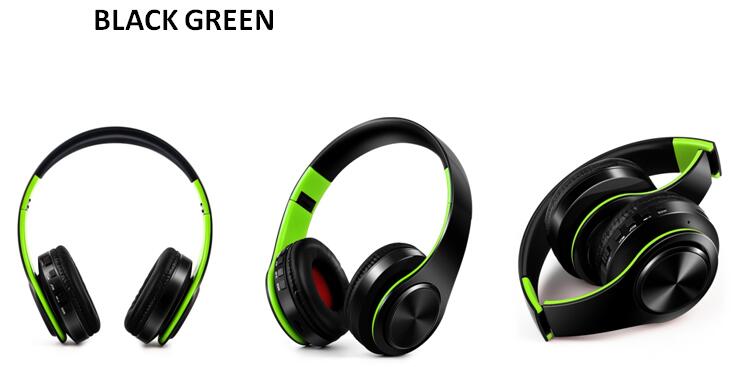 Bluetooth Headphones Wireless Headset with Microphone FM Radio MP3 Player Noise Cancelation Soft Comfortable-Bluetooth Headphones & Accessories-Fit Sports