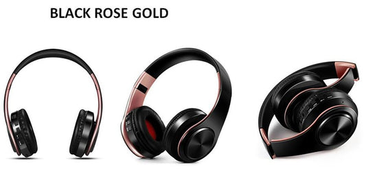 Bluetooth Headphones Wireless Headset with Microphone FM Radio MP3 Player Noise Cancelation Soft Comfortable-Bluetooth Headphones & Accessories-Fit Sports