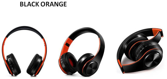 Bluetooth Headphones Wireless Headset with Microphone FM Radio MP3 Player Noise Cancelation Soft Comfortable-Bluetooth Headphones & Accessories-Fit Sports