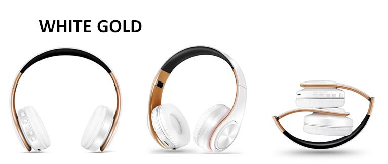 Bluetooth Headphones Wireless Headset with Microphone FM Radio MP3 Player Noise Cancelation Soft Comfortable-Bluetooth Headphones & Accessories-Fit Sports
