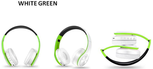Bluetooth Headphones Wireless Headset with Microphone FM Radio MP3 Player Noise Cancelation Soft Comfortable-Bluetooth Headphones & Accessories-Fit Sports