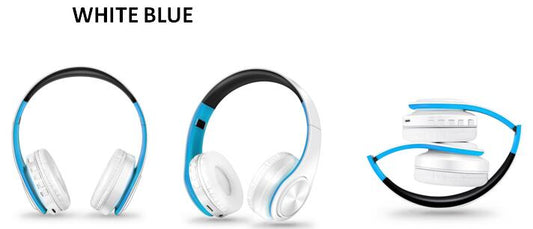Bluetooth Headphones Wireless Headset with Microphone FM Radio MP3 Player Noise Cancelation Soft Comfortable-Bluetooth Headphones & Accessories-Fit Sports