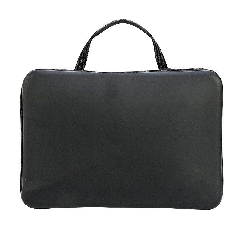 Massage Gun 3800 Rev Per Minute 6 Hrs Usage Quiet Percussion Gun 6 Speeds Cordless Handheld Massager for Deep Muscle Relaxation With Carry Bag-Massage Equipment-Fit Sports