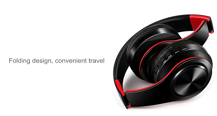 Bluetooth Headphones Wireless Headset with Microphone FM Radio MP3 Player Noise Cancelation Soft Comfortable-Bluetooth Headphones & Accessories-Fit Sports