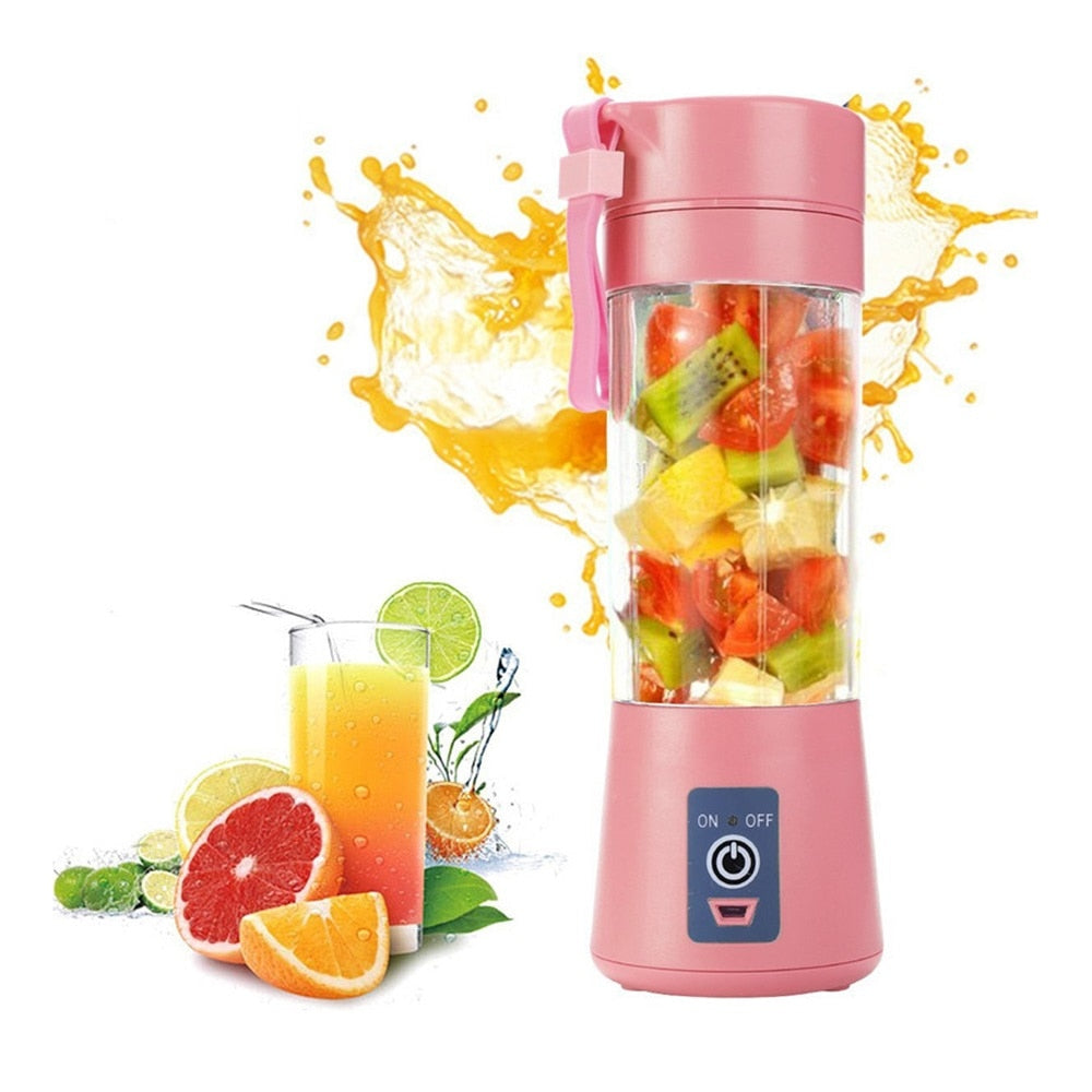 Portable Blender Cordless 6 Blade Powerful Blender 220V / 20000 RPM USB Rechargeable Great For Healthy Smoothies-Blenders & Kitchen Accessories-Fit Sports
