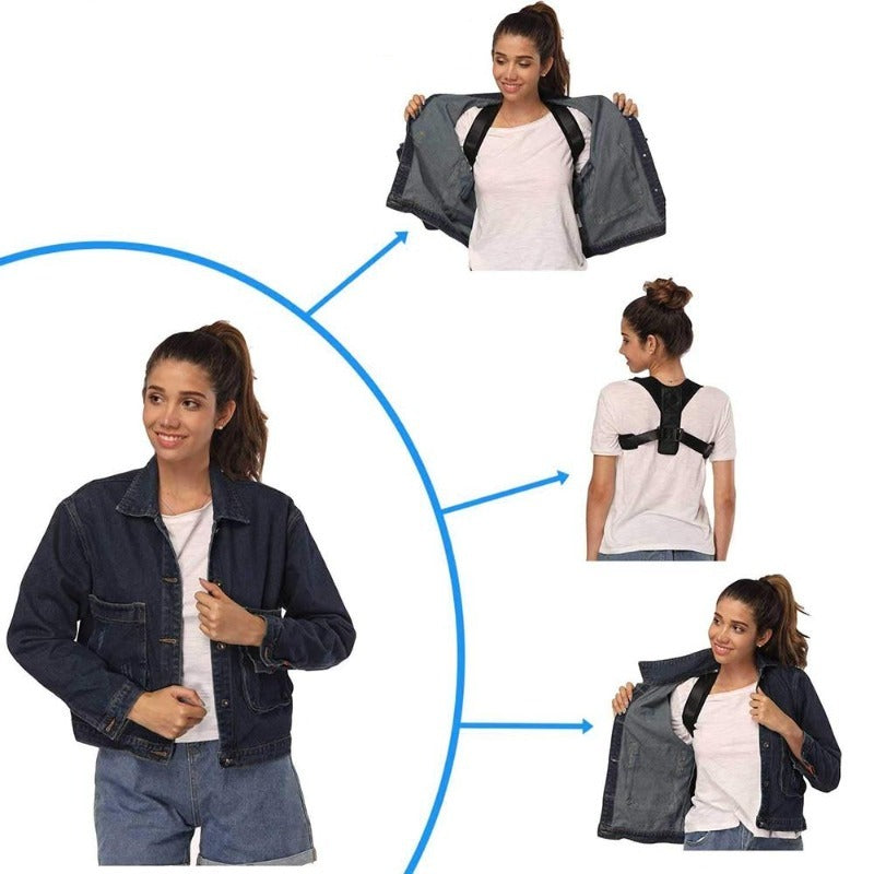Posture Corrector Back Support Shoulder Support Reduce Shoulder Pain Clavicle Support Brace Unisex-Body Support-Fit Sports