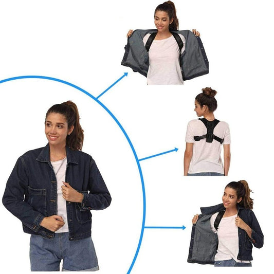 Posture Corrector Back Support Shoulder Support Reduce Shoulder Pain Clavicle Support Brace Unisex-Body Support-Fit Sports