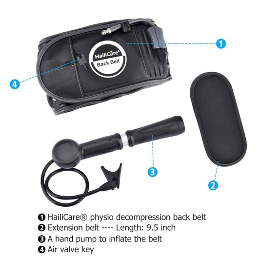 Adjustable Lumbar Support Belt with Air Support – Back Comfort Wrap