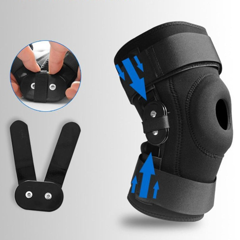Hinged Knee Brace Maximum Support Knee Brace For ACL/PCL Injuries Patella Support Sprains Hypertension Alleviate Knee Pain Unisex-Body Support-Fit Sports