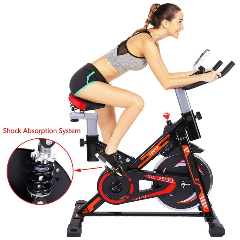 Fit Sports Pro Power Exercise Bike Indoor Cycling Bike Stationary Bike With Resistance Home Gym Spin Bike-Cardio & Exercise Equipment-Fit Sports