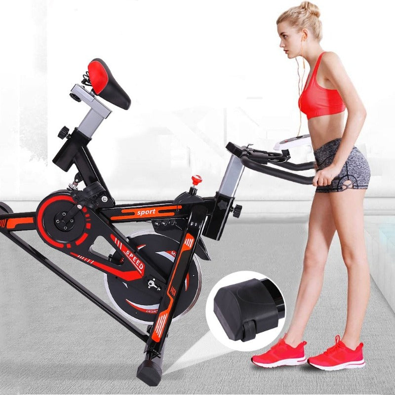 Fit Sports Pro Power Exercise Bike Indoor Cycling Bike Stationary Bike With Resistance Home Gym Spin Bike-Cardio & Exercise Equipment-Fit Sports