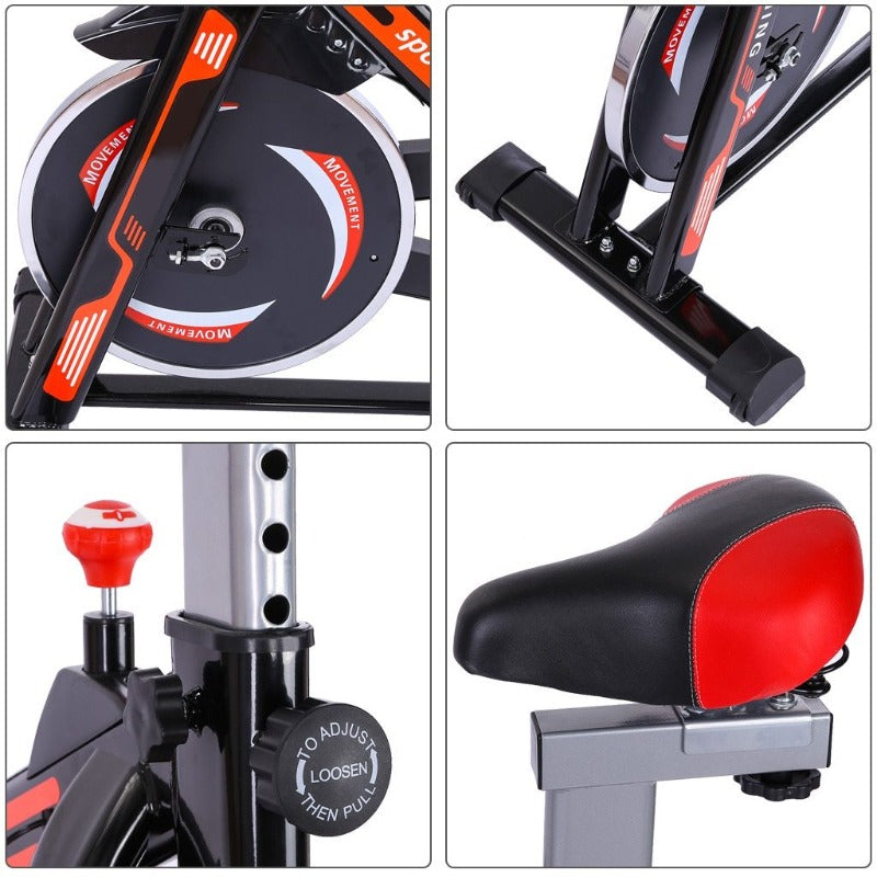 Fit Sports Pro Power Exercise Bike Indoor Cycling Bike Stationary Bike With Resistance Home Gym Spin Bike-Cardio & Exercise Equipment-Fit Sports