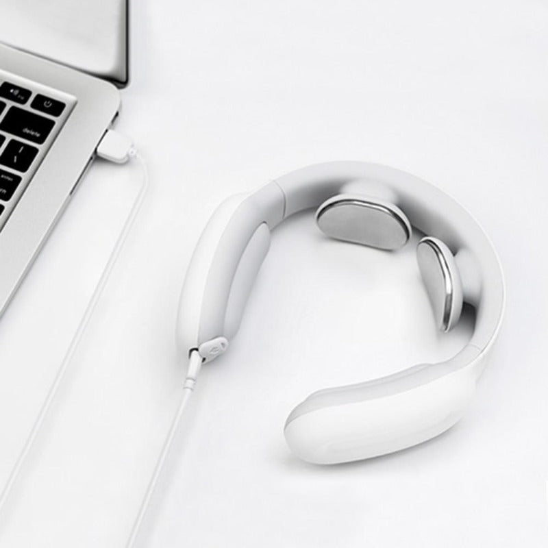 Neck Massager for Pain Relief Intelligent Neck Massage with Heat 3 Modes 15 Intensity Levels Remote Control Cordless Massager Unisex-Massage Equipment-Fit Sports