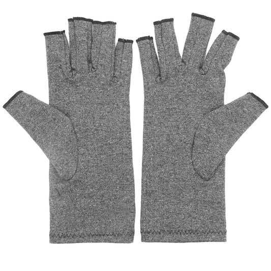 Compression Gloves Fingerless Design Breathable & Moisture Wicking Fabric Alleviate Arthritis Rheumatoid Pains Muscle Tension Unisex-Body Support-Fit Sports