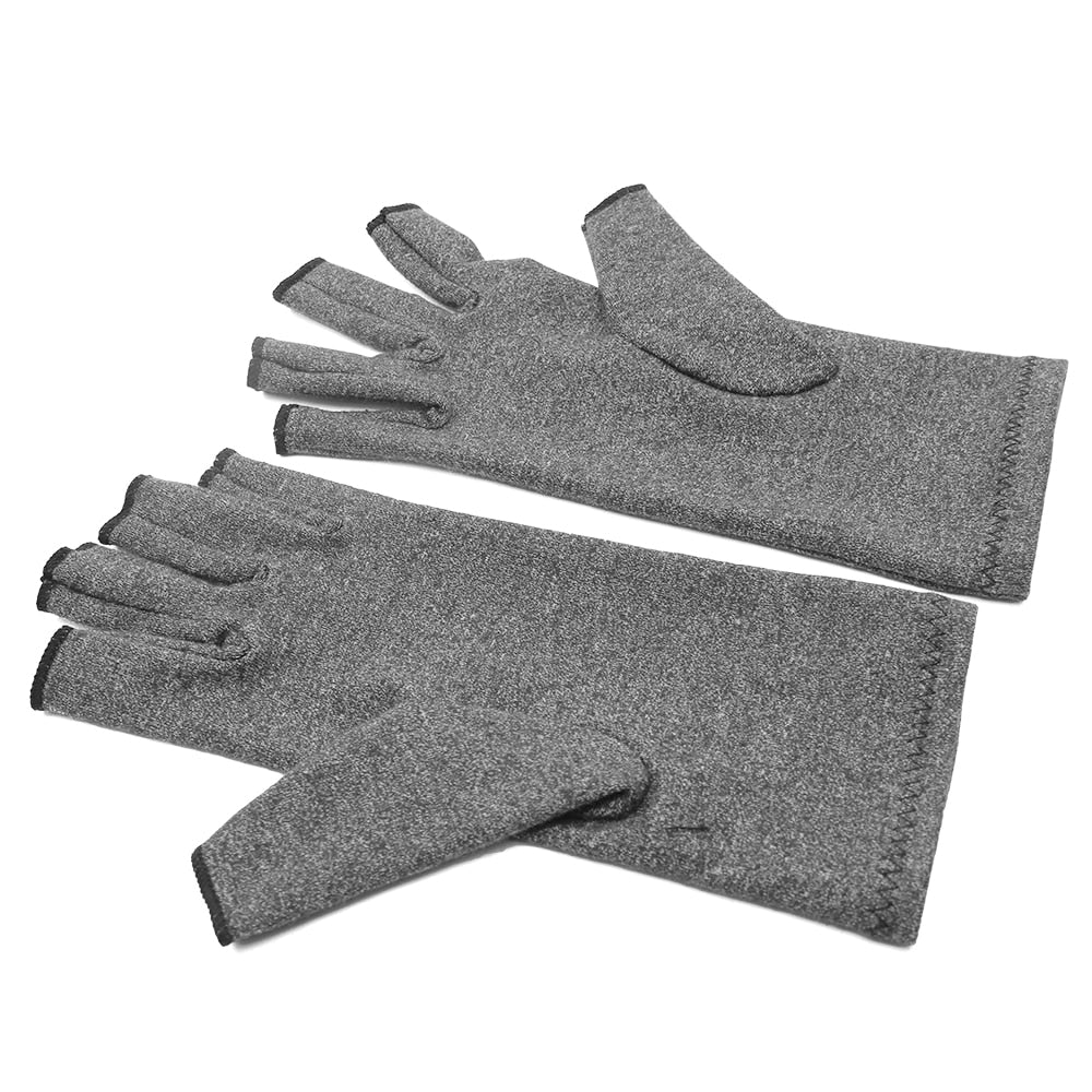 Compression Gloves Fingerless Design Breathable & Moisture Wicking Fabric Alleviate Arthritis Rheumatoid Pains Muscle Tension Unisex-Body Support-Fit Sports
