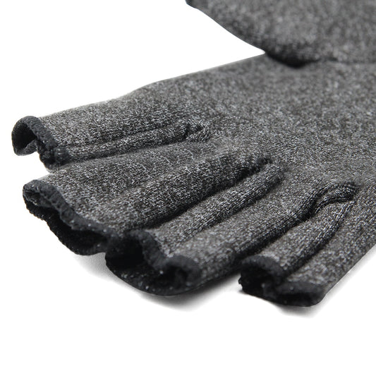 Compression Gloves Fingerless Design Breathable & Moisture Wicking Fabric Alleviate Arthritis Rheumatoid Pains Muscle Tension Unisex-Body Support-Fit Sports