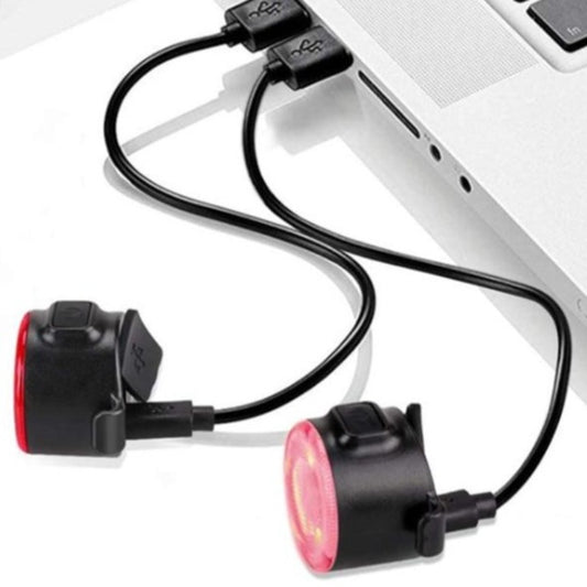 Bike Light Mini LED Bicycle Tail Light And Bike Head Light USB Chargeable Waterproof Safety Warning Cycling Light-Bike Accessories-Fit Sports