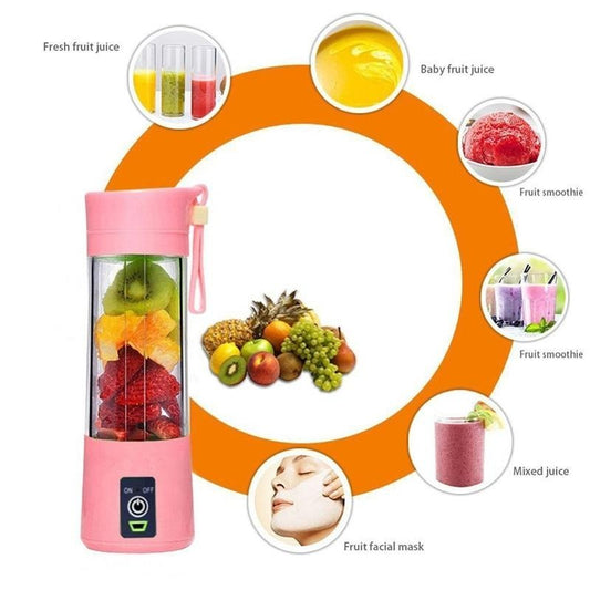 Portable Blender Cordless 6 Blade Powerful Blender 220V / 20000 RPM USB Rechargeable Great For Healthy Smoothies-Blenders & Kitchen Accessories-Fit Sports