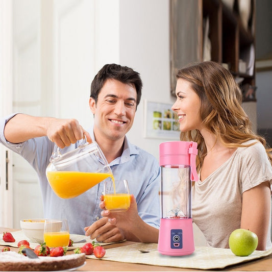 Portable Blender Cordless 6 Blade Powerful Blender 220V / 20000 RPM USB Rechargeable Great For Healthy Smoothies-Blenders & Kitchen Accessories-Fit Sports