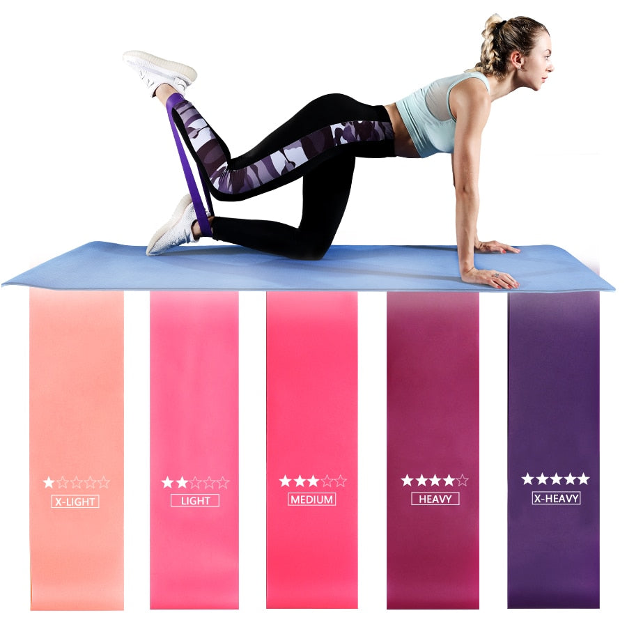 Resistance Bands Set Latex Resistance Bands Great For Home Workouts Fitness Training Yoga Gym Strength Training-Fitness Accessories-Fit Sports