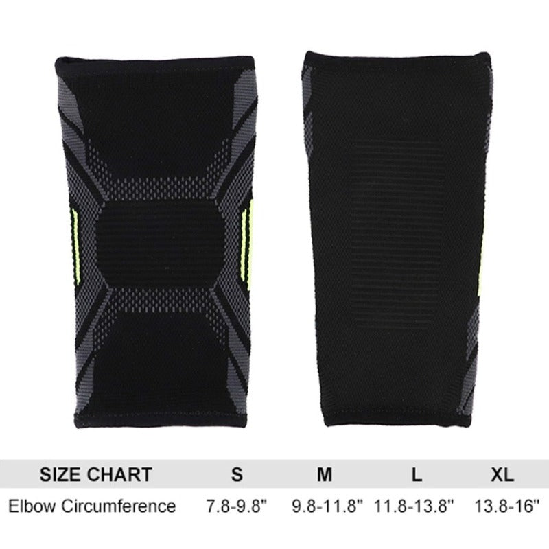 Elbow Brace Compression Support Elbow Support for Tendonitis Tennis Elbow Golf Elbow Reduce Joint Pain During Any Activity Unisex-Body Support-Fit Sports