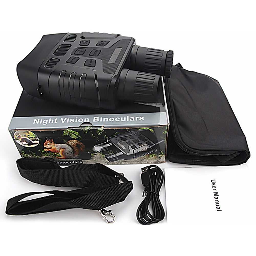 Digital Night Vision Binoculars With 32GB For Viewing Up To 984ft In The Dark With 2.31" LCD Screen Takes Photos & Video Recording-Fishing & Hunting Accessories-Fit Sports