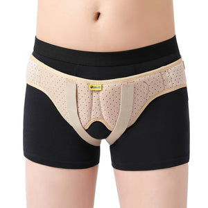 Hernia Belt Truss Support Single Or Double Inguinal Hernia Support Brace 2 Removable Compression Pads Comfortable Material Unisex-Body Support-Fit Sports