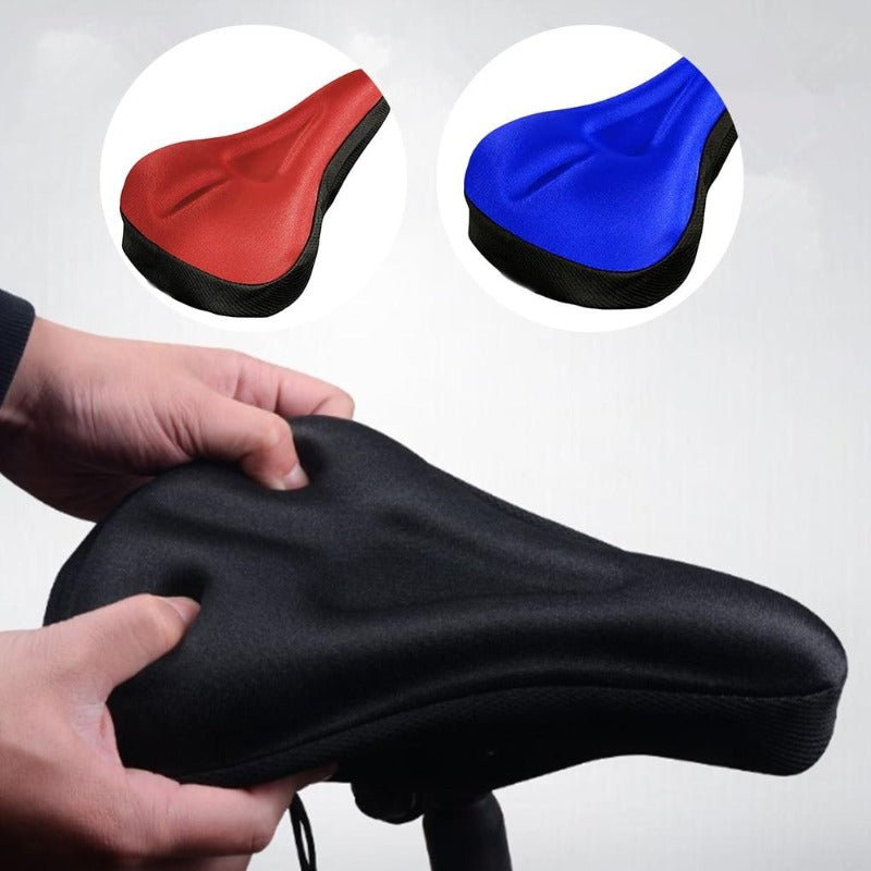 Bike Seat Cover Padded Gel Bike Seat Cushion Non Slip Bicycle Saddle With Hollow Design Water Dust UV Resistant Universal Fit-Bike Accessories-Fit Sports