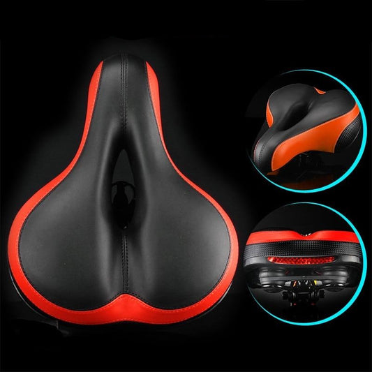 Most Comfortable Bike Seat With Memory Foam Waterproof Bike Saddle Universal Fit Shock Absorbing Including Reflective Band Unisex-Bike Accessories-Fit Sports