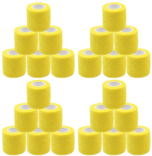 24 Pack Self Adherent Bandage Wrap 2 Inches X 5 Yards Bandage Tape First Aid Tape Self Adhesive Athletic Sports Bandage-Fitness Accessories-Fit Sports