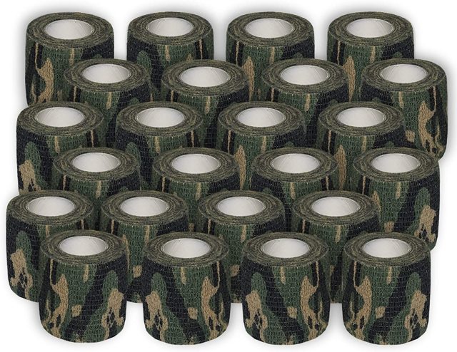 24 Pack Self Adherent Bandage Wrap 2 Inches X 5 Yards Bandage Tape First Aid Tape Self Adhesive Athletic Sports Bandage-Fitness Accessories-Fit Sports