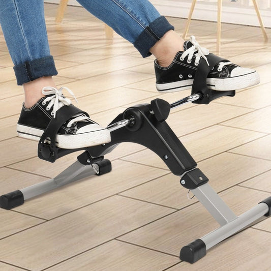 Portable Under Desk Mini Stationary Fitness Bike Indoor Exercise Pedal Bike for Arms Legs