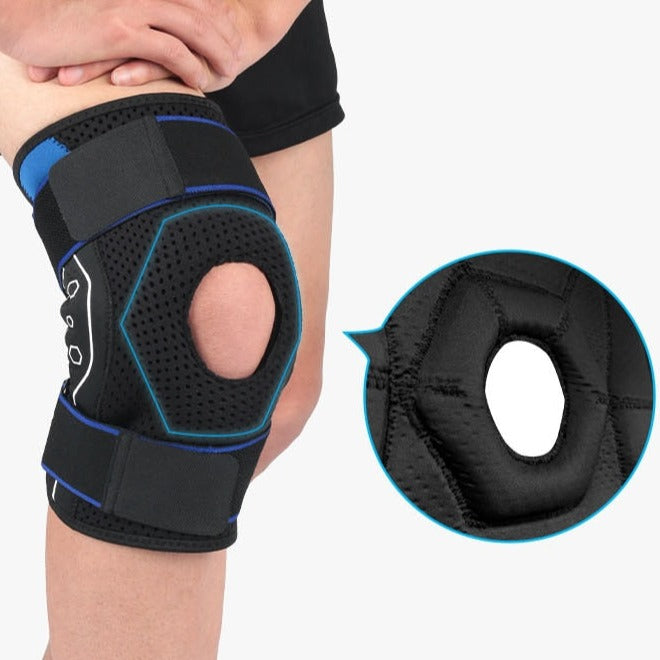 Knee Brace with Side Stabilizers for Support & Stability