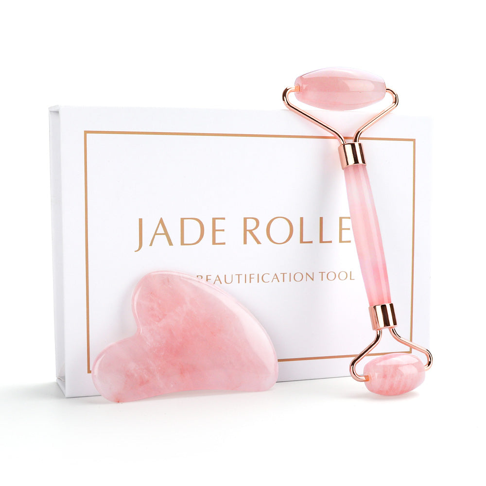 Jade Roller And Gua Sha Face Massage Roller
